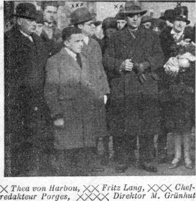Fritz Lang and Thea von Harbou in Vienna, Mein Film, Nr. 61, 25/02/1927