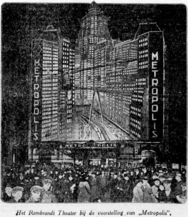 Premiere Night? De Telegraaf, 19/02/1929